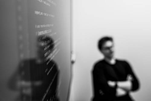 A conference room with a sign that says "School of Computing - Appliecd Computing Institute